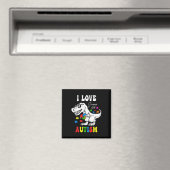 Funny Autism Rizz Em mit dem Tismus Meme Autistic  Magnet (In Situ (Geschirrspüler))