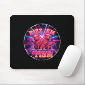 Funny Autism Rizz Em With The Tism Capybara Meme A Mousepad (Mit Mouse)