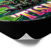 Funny Autism Rizz Em With The Tism Frog Meme Autis Poster (Ecke)