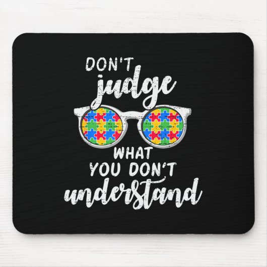 Funny Autismus Awareness Mousepad (Vorne)