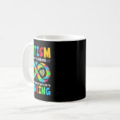 Funny Autismus Awareness Support Austim Kaffeetasse (Vorderseite Links)