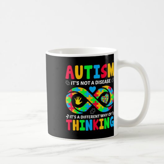 Funny Autismus Awareness Support Austim Kaffeetasse (Rechts)