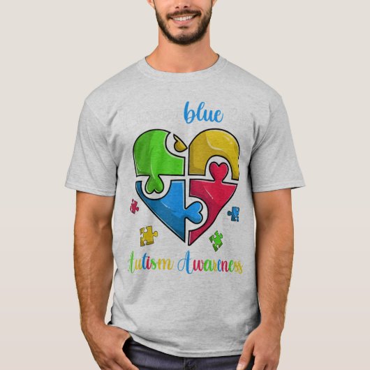 Funny Autismus Awareness Tshirt für Männer, Frauen (Vorderseite)