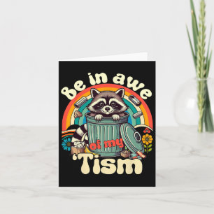 Funny Autismus in Ehrfurcht vor meinem Tismus Meme Karte