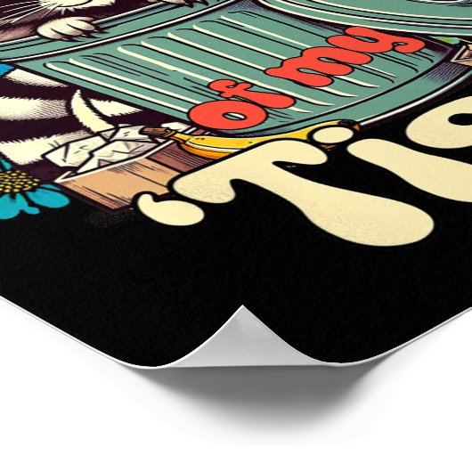 Funny Autismus in Ehrfurcht vor meinem Tismus Meme Poster (Ecke)