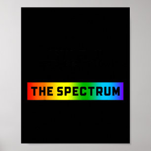 Funny Autismus Meme bin ich nicht auf dem Spektrum Poster