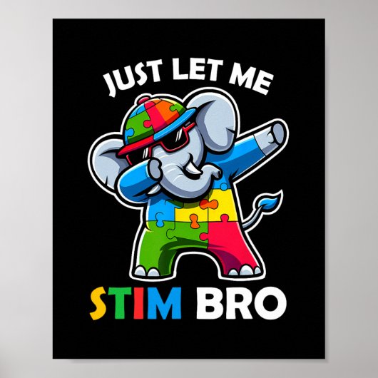 Funny Autismus Niedlich Autismus Bewusstsein Kinde Poster (Vorne)