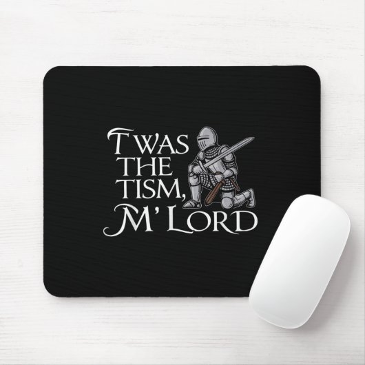 Funny Autismus Sensibilisierung Dies war der Tismu Mousepad (Mit Mouse)