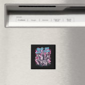 Funny Autistic Racoon Autism Meme Rizz Em mit Magnet (In Situ (Geschirrspüler))