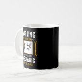 Funny Auto Mechanic Geschenk für Männer Warnung zu Kaffeetasse (Vorderseite Links)