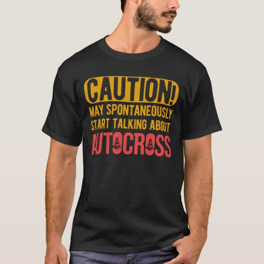 Funny Autocross T-Shirt (Vorderseite)