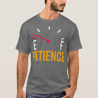 Funny Automobile Parody Geduld läuft Low-Fuel T-Shirt