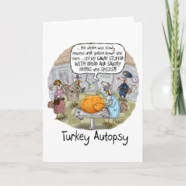 FUNNY AUTOPSY ERNTEDANK CARD UND GIFT KARTE