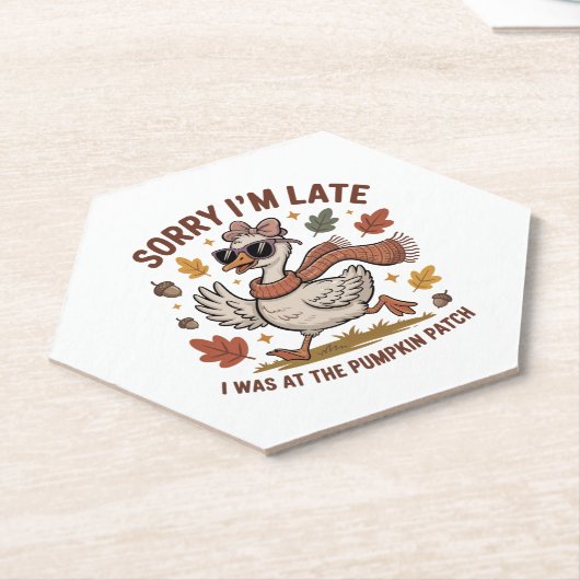 Funny Autumn Goose Untersetzer (angewinkelt)