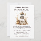 Funny Autumn Skeleton - Hexchy Fall Ansammlung Einladung (Vorderseite)