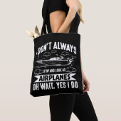 Funny Aviation Aircraft Lover Flugzeug Tasche (Von Nahem)
