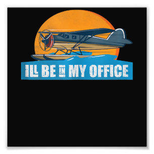 Funny Aviation Apparell Be Office Funny Pilot Gesc Fotodruck