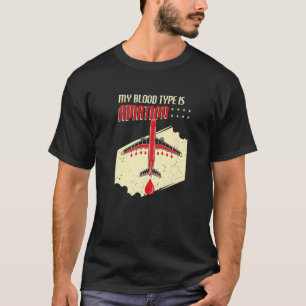 Funny Aviation Flugzeug Pilot Spaß Aviator Aircra T-Shirt