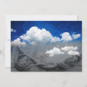 Funny Aviator Flugzeug Geburtstagskarte Einladung (Rückseite)