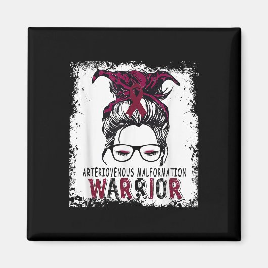 Funny Avm Arteriovenous Malformation Awareness, Magnet (Vorne)