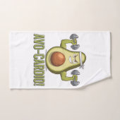 Funny Avo-Cardio Avocado Fitness Design Handtuch (Handtuch)