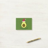 Funny Avo Merry Christhass Avocado Pun Post-it Klebezettel (Auf Schreibtisch)