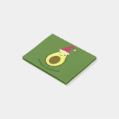 Funny Avo Merry Christhass Avocado Pun Post-it Klebezettel (angewinkelt)