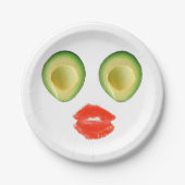 Funny Avocado Face 4Frances Pappteller (Vorderseite)