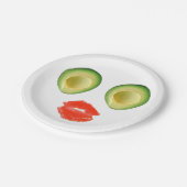 Funny Avocado Face 4Frances Pappteller (Schrägansicht)