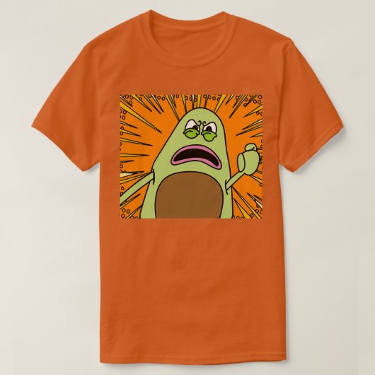 Funny Avocado Fruit 7 T-Shirt (Design vorne)