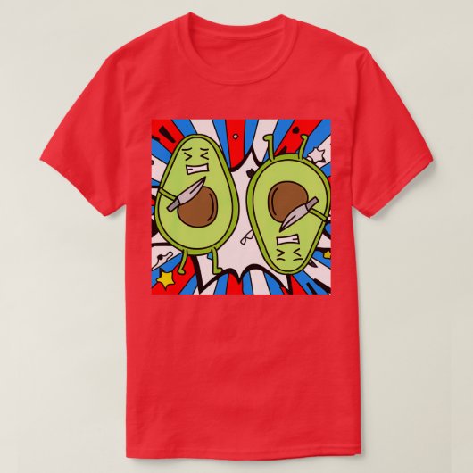 Funny Avocado Fruit Classic TShirt (Design vorne)