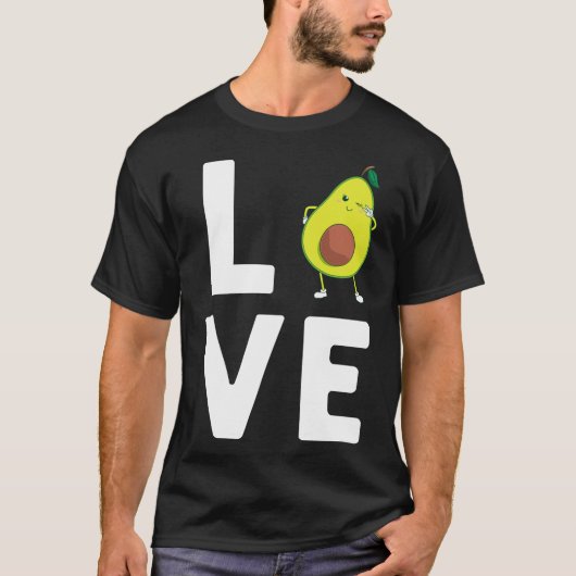 Funny Avocado Geschenk für Männer Frauen gesundes  T-Shirt (Vorderseite)