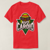Funny Avocado im Training T-Shirt (Design vorne)