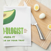Funny Avocado Lover Handtuch (Viertel Falte)