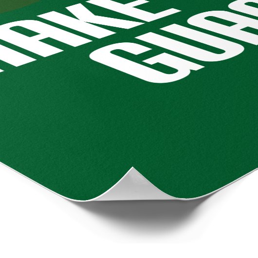 Funny Avocado Make Guacamole Joke Poster (Ecke)