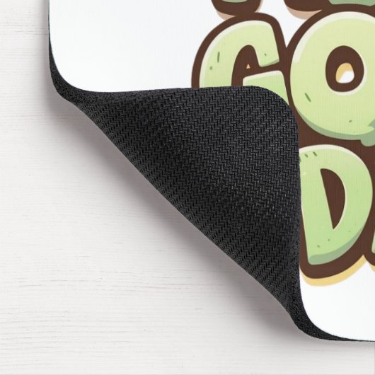Funny Avocado Mousepad – Avo Good Day Design (Ecke)