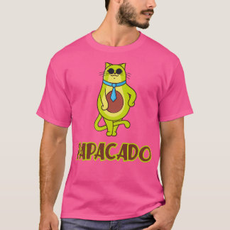 Funny Avocado Papacado Veganer Vater Pater Classic T-Shirt
