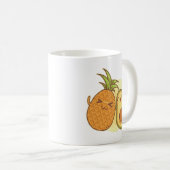 Funny Avocado Pineaple BESTE FREUNDIN Kawaii Kaffeetasse (VorderseiteRechts)
