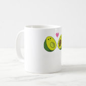 Funny Avocado Sie Complete Me Niedlich Avocado Kaffeetasse (Vorderseite Links)