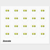 Funny Avocado Sie Complete Me Niedlich Avocado Runder Aufkleber (Blatt)
