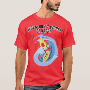Funny Avocado Surfdesign für Avocado Liebhaber von T-Shirt