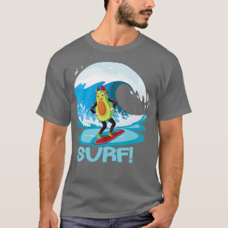 Funny Avocado Surfsticker Classic TShirt
