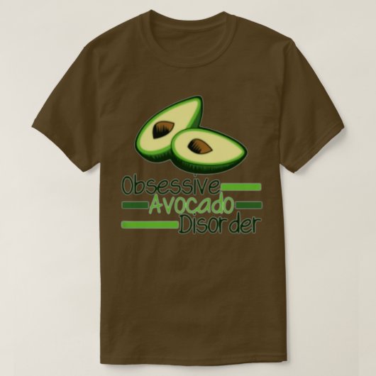 Funny Avocado T-Shirt (Design vorne)