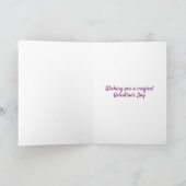 Funny Avocado Valentine Card Karte (Innenseite)