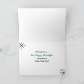 Funny Avocado Weihnachtskarte Spaß Karte (Innenseite)