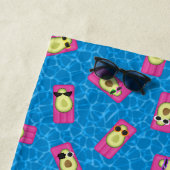 Funny Avocados Strandtuch (Beispiel)