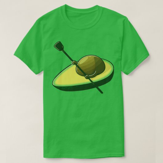 Funny Avocados surfen auf dem Boot T-Shirt (Design vorne)