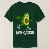 Funny Avocardio Veggie Lover Running T-Shirt (Design vorne)
