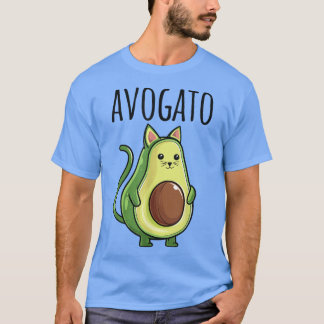 Funny Avogado Cat Mama Vater Vegan Vegetarian Cat T-Shirt