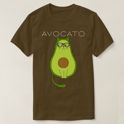 Funny Avogato Cat Avocado Cat Lover Geschenke AVOG T-Shirt (Design vorne)